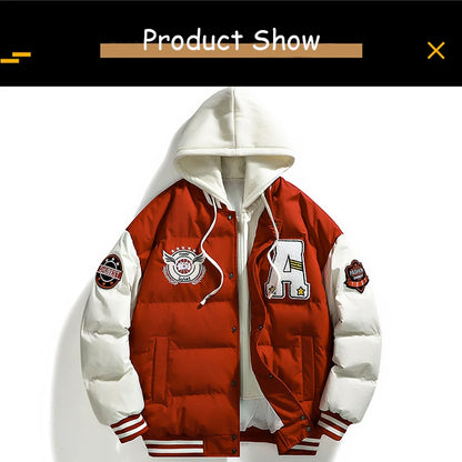 2025 New Winter Men Outdoor Windbreak Warm Travel Jacket Men Autumn Hooded Casual Fashion Sport Brand Loose Jacket Male Coat Top.