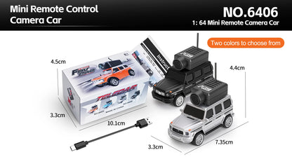 WLtoys 1/64 Mini RC Car with 720P FPV Camera Wifi APP Control 2.4G Reomte Contorl Racing Vehicle Toy for Children 6405 6406