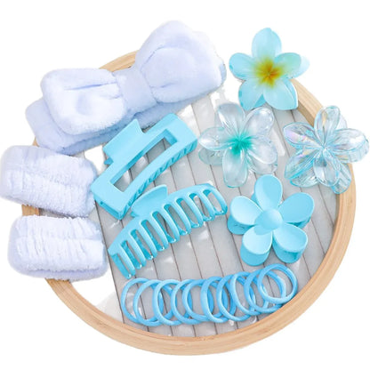 Matte Butterfly Knot Hair Ties Women's Hair Accessories Elastic Hair Bands Floral Hair Clips Autumn Winter New Style Hair Access.