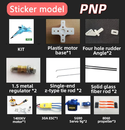 Fixed Wing Model Su27 RC Airplane With Microzone MC6C Transmitter with Receiver and Structure Parts For DIY F22 RC Aircraft