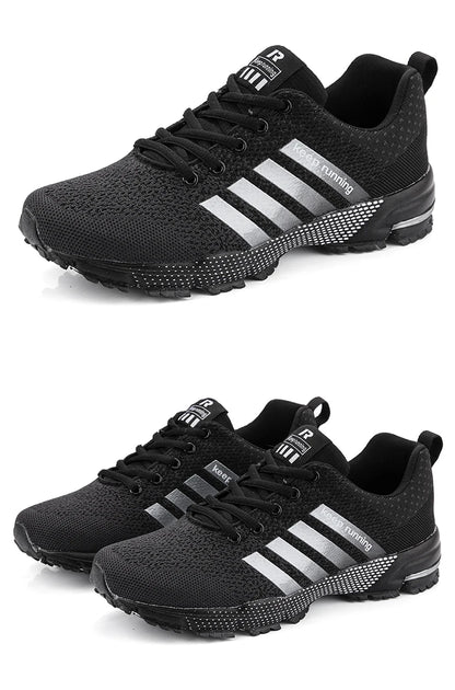 Men Running Shoes Mesh Fashion Sneakers Breathable Casual Sport Shoes Outdoor Walking Jogging Tennis Shoes Athletics Plus Size.