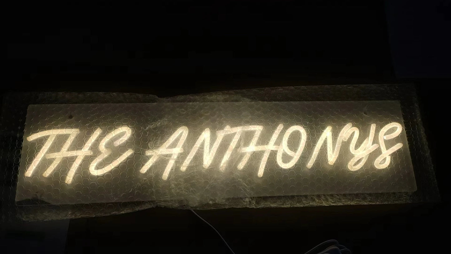 Custom Name Neon Sign Personalized Dimmable Neon Light Sign Christmas Birthday Gifts Boy Girl Bedroom Decor Wall Hanging Neon.