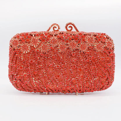 Diamond Dinner Hollow Rhinestone Banquet Clutch Bag Handtassen Dames Bolsos De Fiesta Para Mujer Boda Women's Rhinestone Handbag.