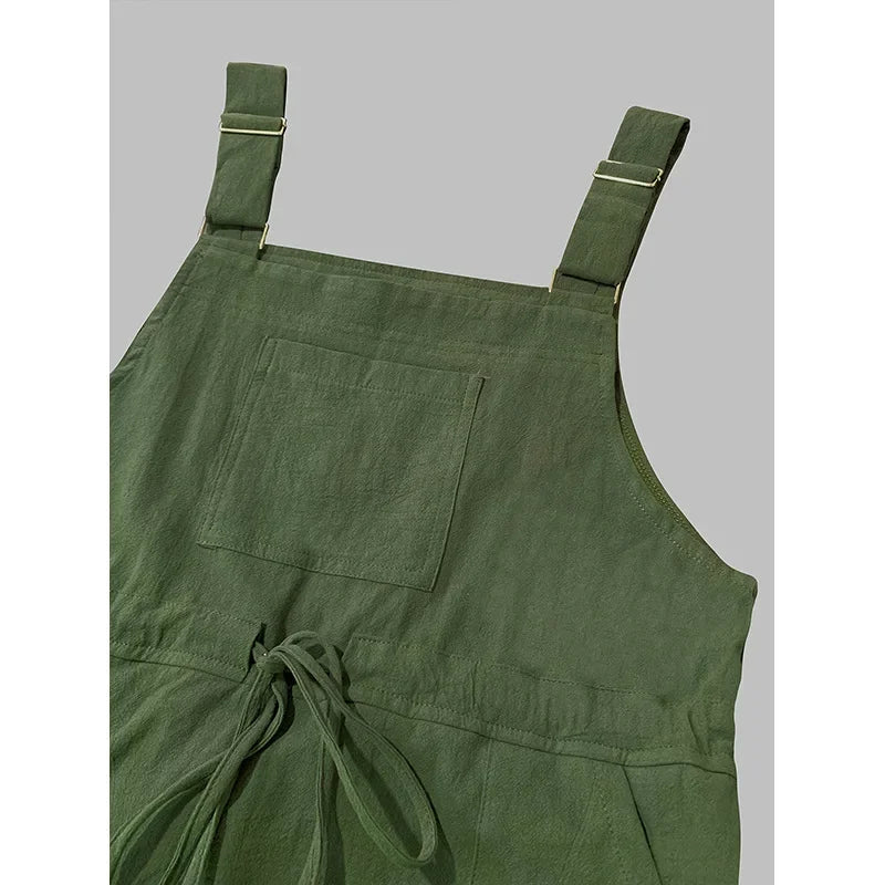 Adjustable Multi-Pocket Overalls for Women New 2025 Style Cross-Border Big Hit Female Long Pants Overall Suits Chinese Origin.