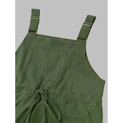 Adjustable Multi-Pocket Overalls for Women New 2025 Style Cross-Border Big Hit Female Long Pants Overall Suits Chinese Origin.