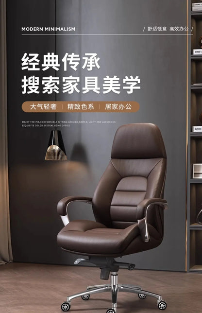 Luxury Comfy Office Chair Leather Executive Durable Conference Office Chair Computer Modern Chaise De Bureaux Office Furniture
