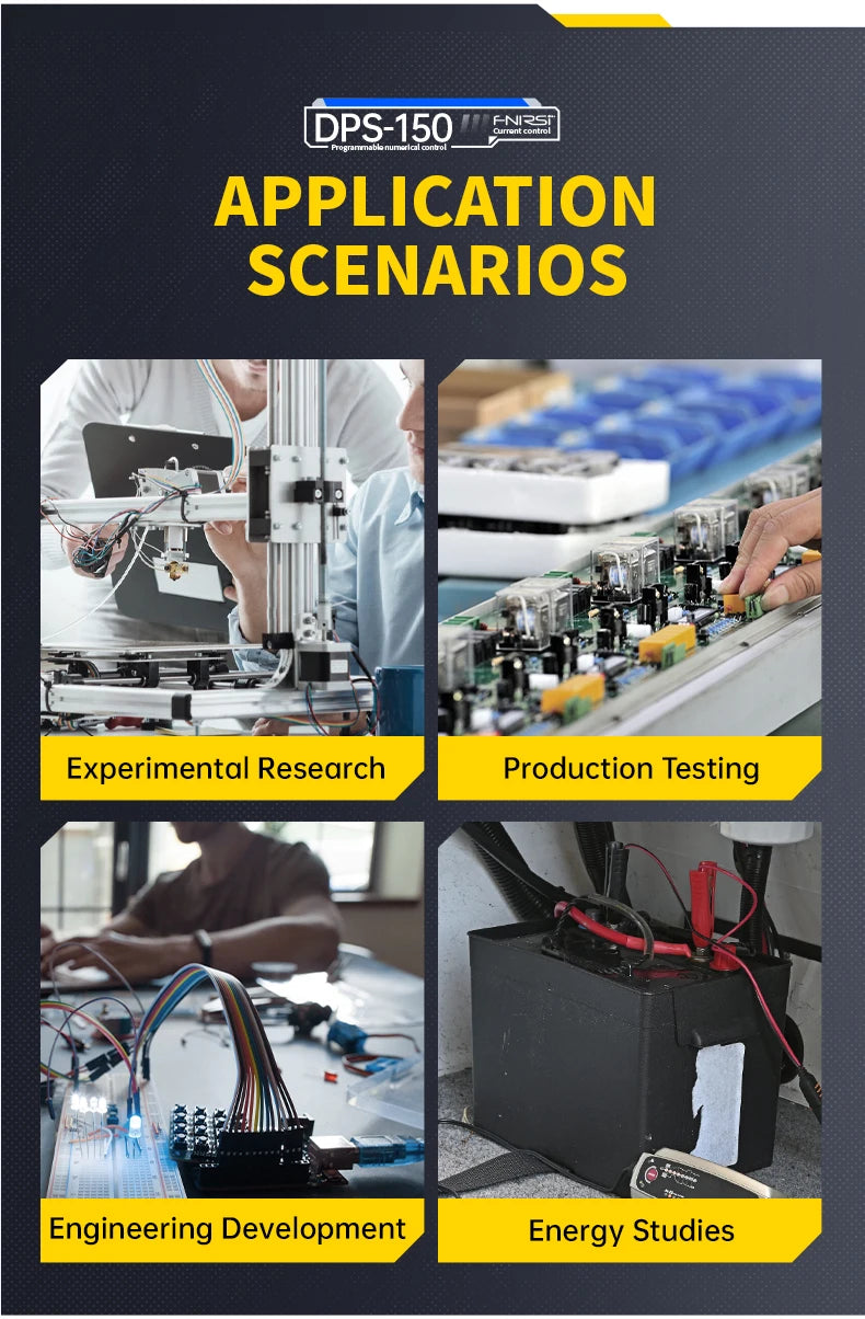 FNIRSI DPS-150 Laboratory DC Power Supply CNC Adjustable 30V 5A Digit Display Mini Portable Regulator Switching Power Supply
