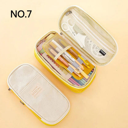 Kreatives Federmäppchen, großes Fassungsvermögen, doppellagig, CPC-Zertifizierung, sicheres Material, Schultasche, Schreibwaren für Mädchen