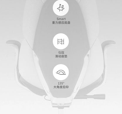 Bequemer Chefbürostuhl, luxuriöser grauer Designer-Drehstuhl, ergonomisch, tragbar, für das Home Office von Fotel Gaming