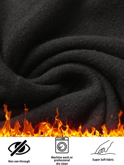 5 Pack Womens Thermal Fleece Lined High Waisted Leggings Workout Winter Warm Thick Tights Soft Yoga Pants.