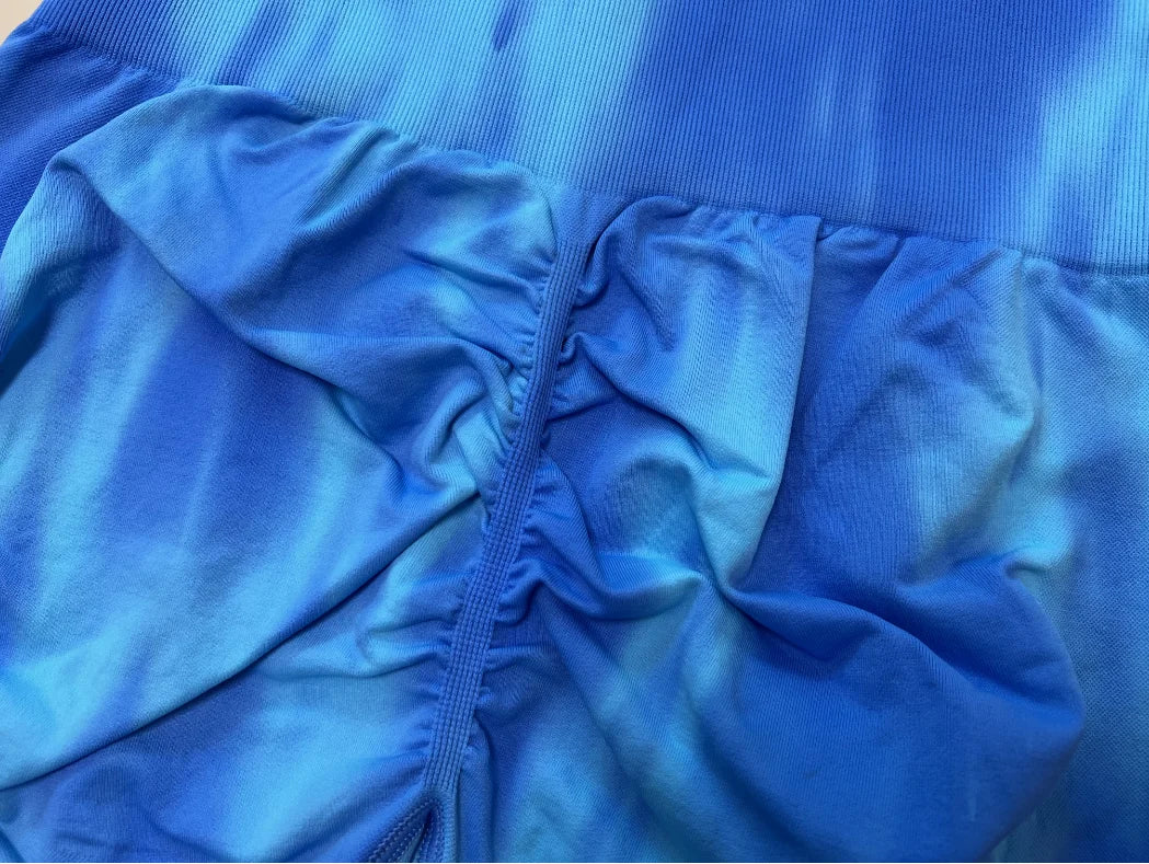 New Women Tie dye High Waist Legging Push Up Scrunch Gym Sports Yoga Pants Elastic Soft Tights Workout Booty Leggins Nylon.