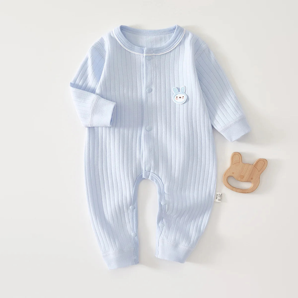 AYNIGIELL Frühling und Herbst 0-12 Monate Baby-Strampler Hochwertiger Neugeborenen-Overall aus 100 % Baumwolle für Neugeborene, Jungen und Mädchen.