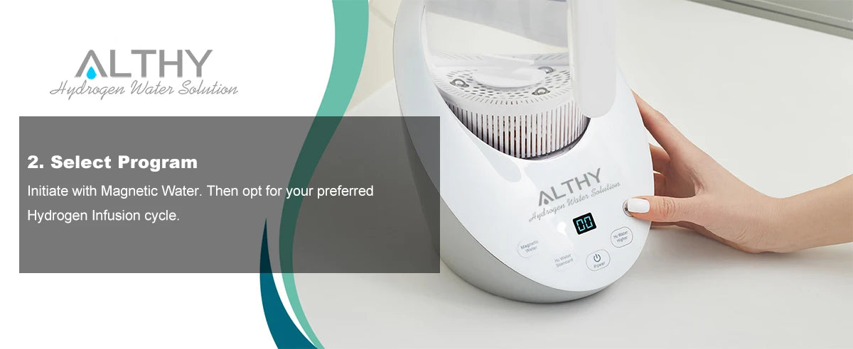 ALTHY Hydrogen Water Pitcher Generator Machine Bottle Jug Kettle SPE PEM Technology. Balanced Water PH Calcium Sulfite filter.