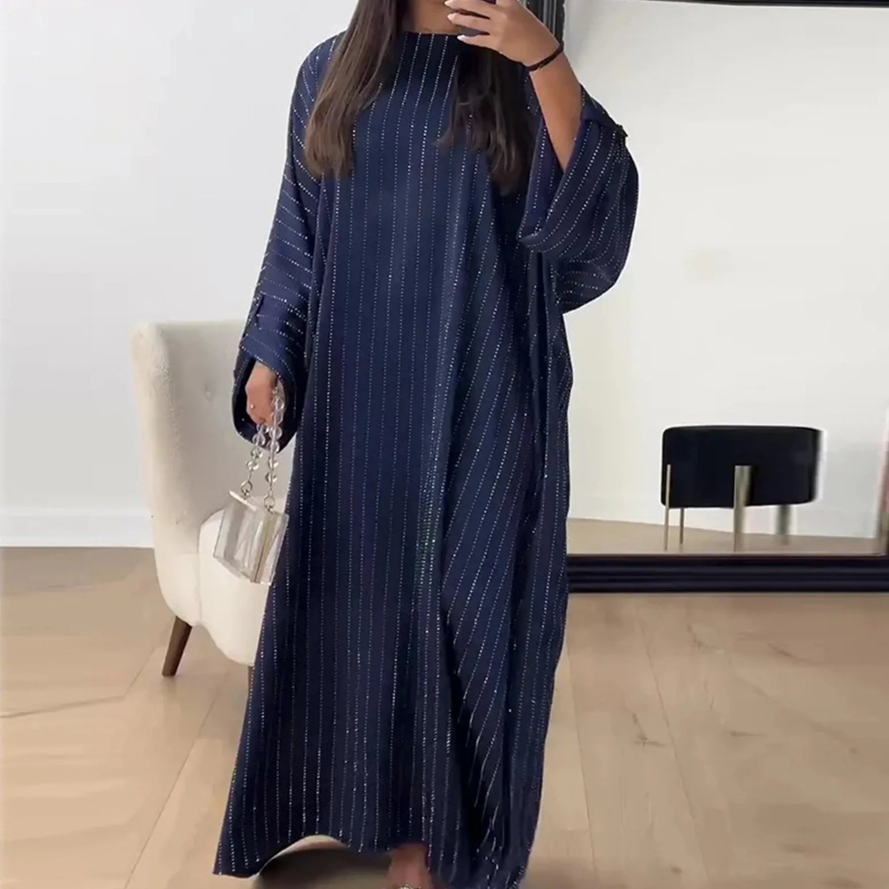 2024 Luxus Dubai Abaya Kleid für Muslimische Frauen Ramadan Eid Saudi-Arabien Party Jalabiya Kleidung Islamische Türkei Modest Lange Robe.