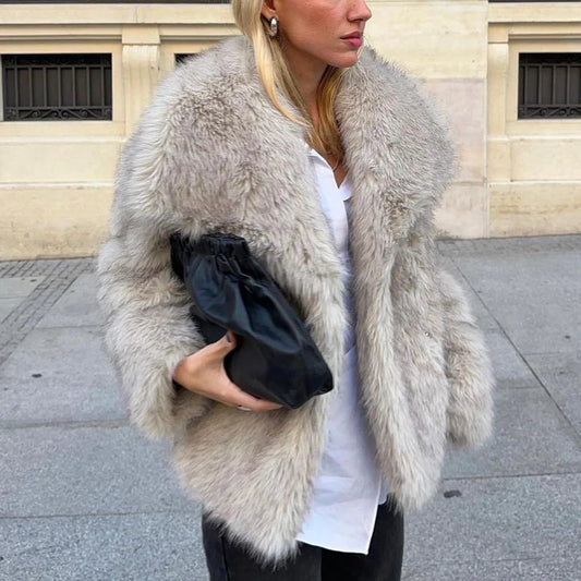 TWOTWINSTYLE Solide Temperament Jacken Für Frauen Revers Langarm Patchwork Tasten Designer Mäntel Weibliche Mode Stil Kleidung