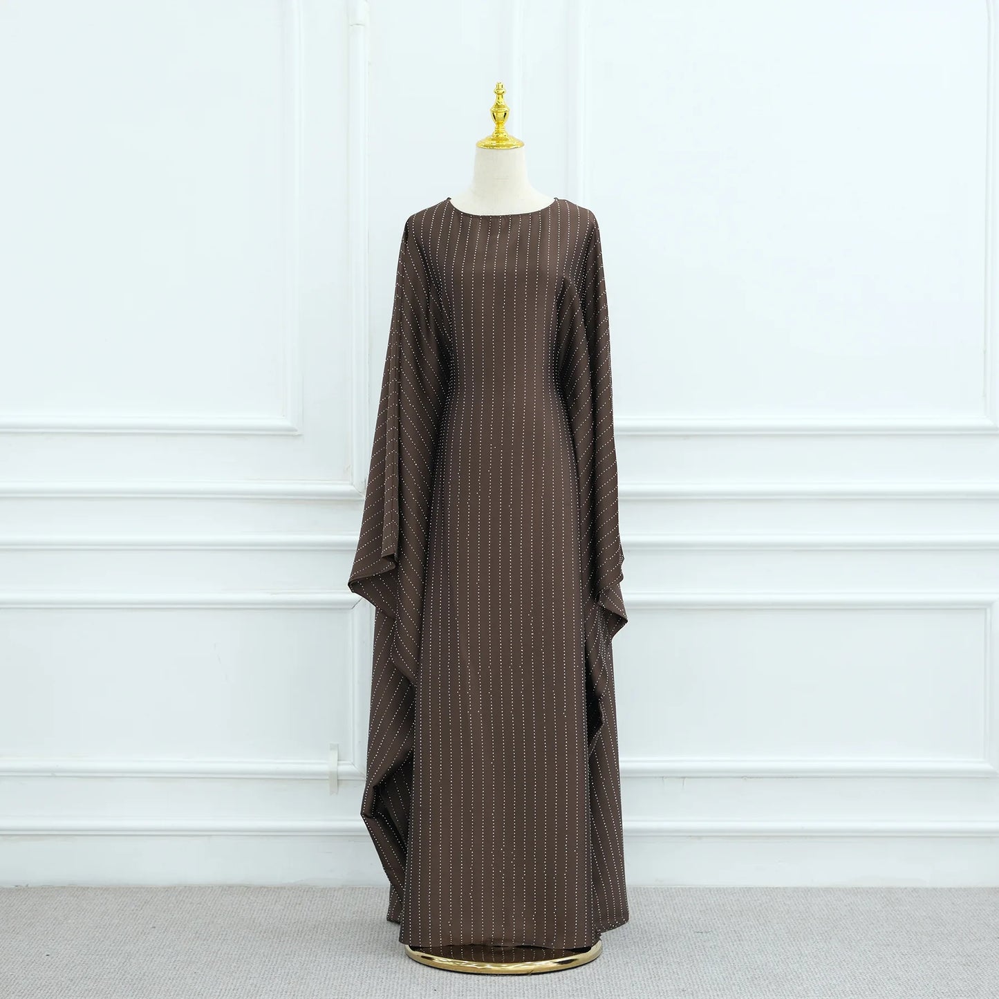 Dubai Diamond Luxury Banquet Musim Dress Abaya Eid Kebaya Caftan Robe Marocain Maxi African Dresses Kaftan Abayas Women Clothing.