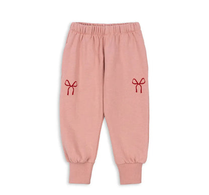 Konges Slojd AW Baby Girls Sweatshirts + Pants 2 Pcs Sets Lambswool Cherry Jackets Kids Clothes Girls Print Dresses Coats 1-9Yrs