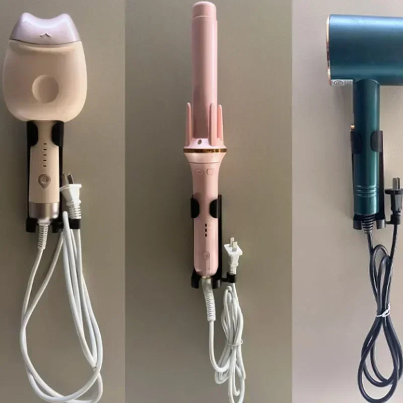 Haar Curler Glätteisen Halter Curling Halterung Wand Montiert Haar Trockner Organizer Für Badezimmer Home Zubehör Hohe Qualität