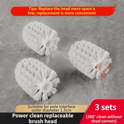 Kein Stanzen Badezimmer-Toilettenregal/Badezimmer-Wandbehang-Toilettenregal/Toilettenbürstenaufbewahrung