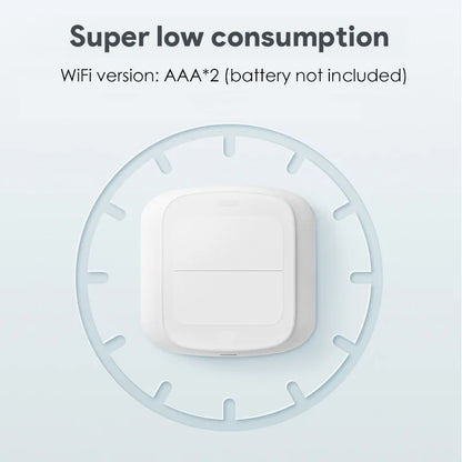 Tuya Smart WiFi/Zigbee Schalter Push Button Schalter 2 Gang 6 Szene Wireless Smart Home Fernbedienung Automatisierung Szenario schalter.