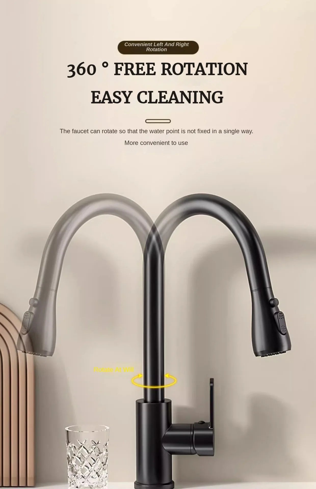 GEGVE New Mini 38cm Kitchen Faucet Removable Kitchen Sink Faucet Tap Tap Mixer Manual Israel Kitchen Tap Adapted To Israel Brass