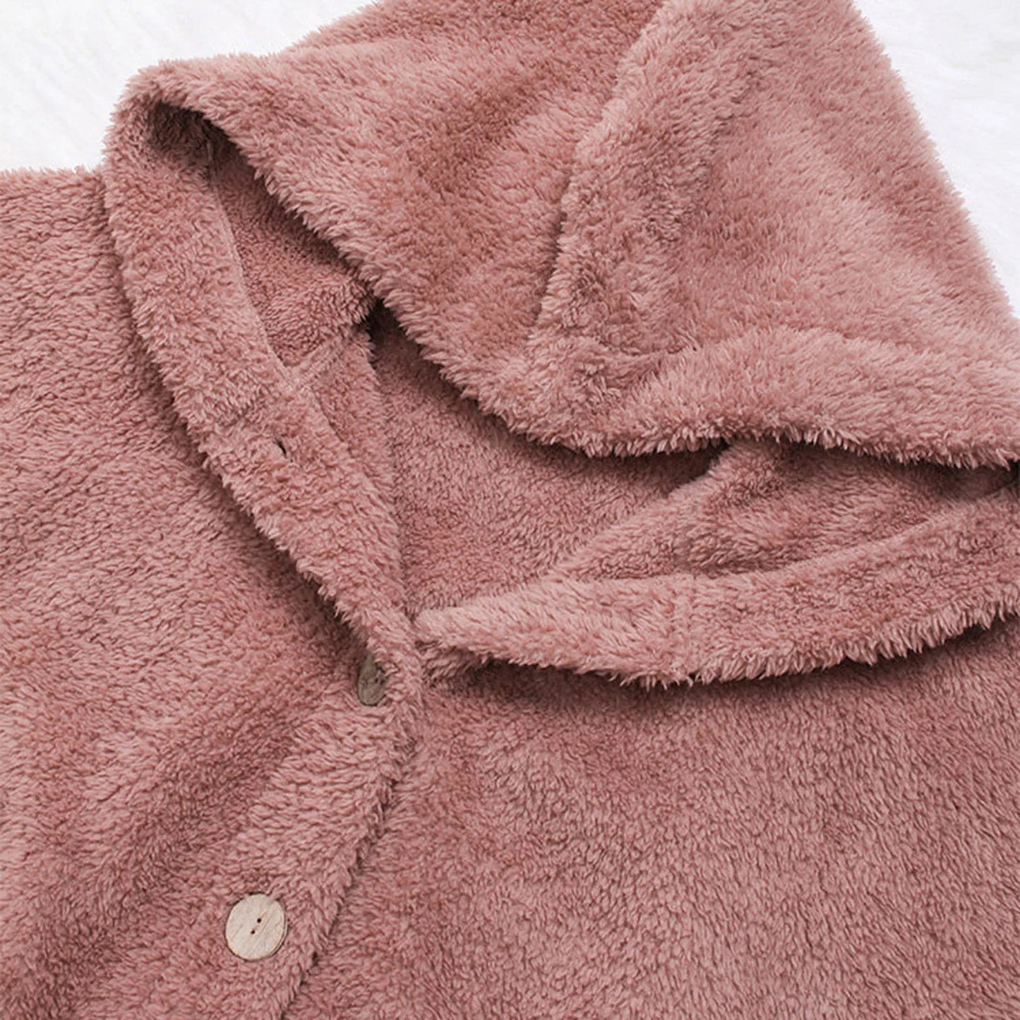 Herbst Wintermantel Frauen warme Teddybär Mantel Woll jacke weibliche Plüsch mantel Kapuzen jacke neue Damen mäntel einfarbige Jacke