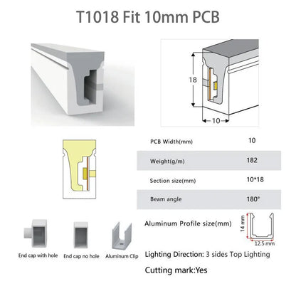 Neon LED Silicone Tube Flexible Soft Light For SK6812 WS2812B WS2811 DIY Holiday Decoration Strip Bar Lighting Tape Waterproof