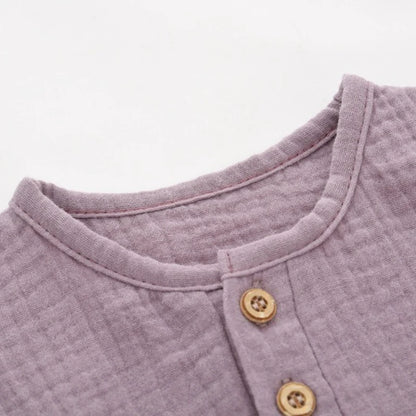 Sommer Solide Neugeborenen Baby 100% Baumwolle Leinen Bodys Junge Mädchen Ärmellose Strampler Overall Weiche Haut-freundliche Dünne Bequeme.