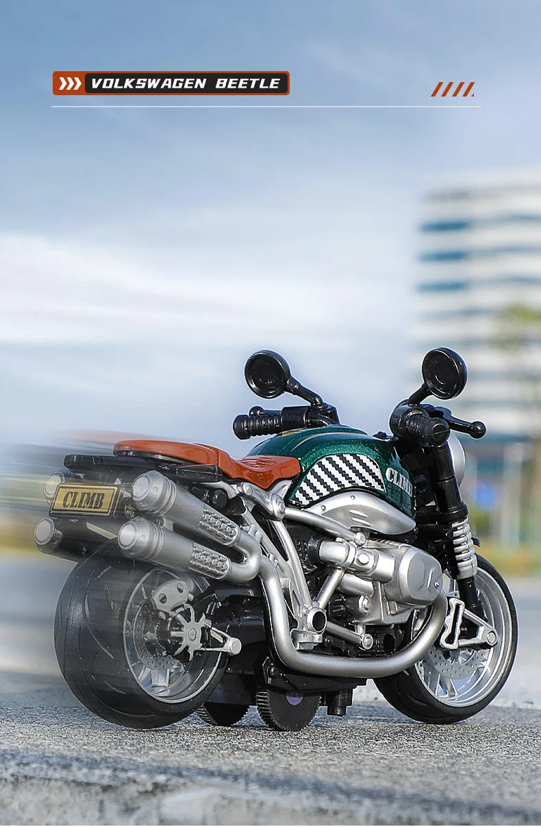 1:12 Sound Light Motorcycle Alloy+Plastic Moto Car Model Diecast Play Vehicles Decoration Collection Boy Toys For Children Gift.