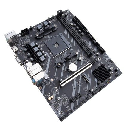 HUANANZHI AMD B450M VH PRO Gaming Motherboard USB3.0 M.2 Nvme Sata3 Supports Ryzen 5500 5600 5600G CPU.