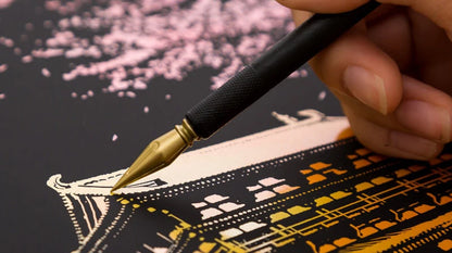 4PCS Scratch Art Paper World Landmarks Animals Painting Toy with Stylus Stress Relief Drawing Kids Adult Gift Glow in Dark Craft.