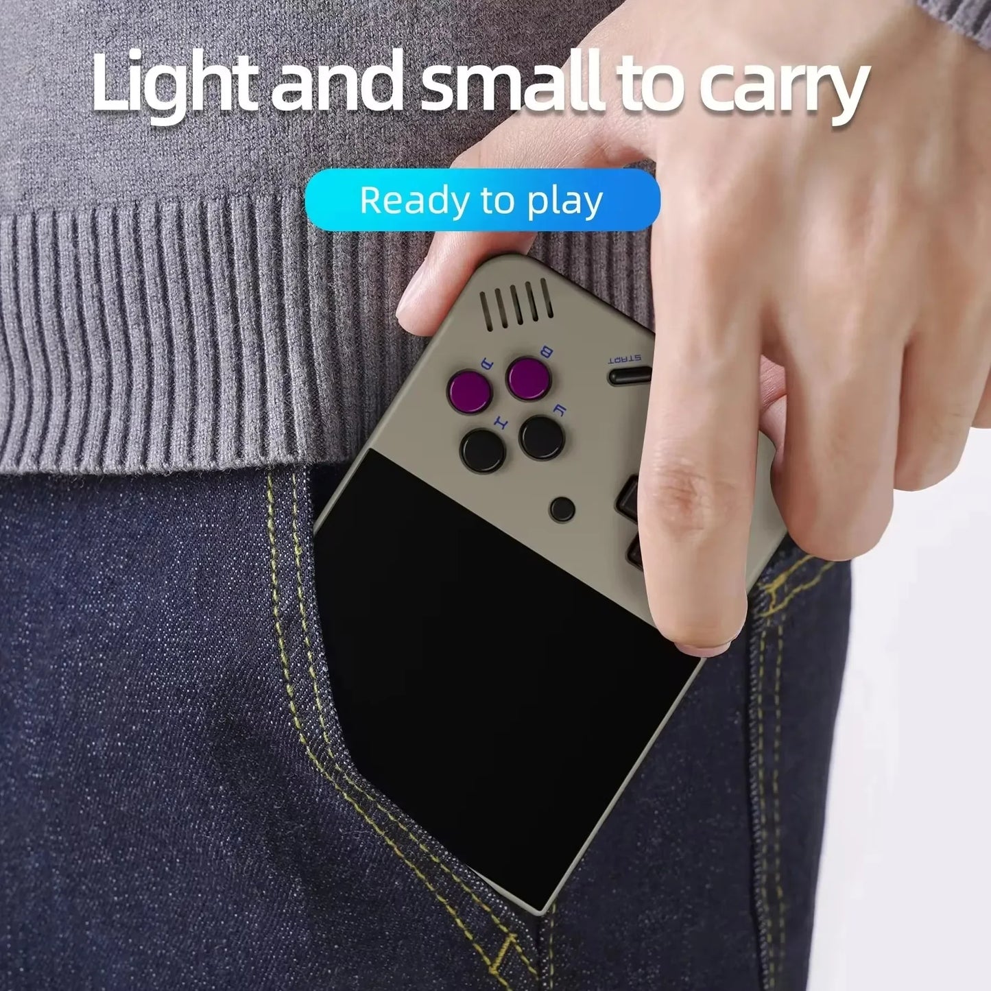 MIYOO Mini Plus Portable Retro Handheld Game Console V2 Mini+ 3.5 Inch IPS Screen Classic Video Game Console Linux System Gift.