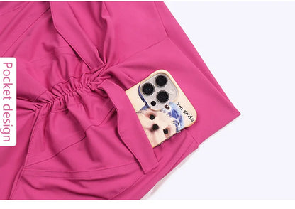 TRY TO BN Sports Stretch Leggings Fitness Yoga Pants Women Back Pockets High Waist Push Up Leggings Workout Running Gym Clothing.