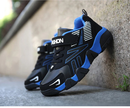 Four Seasons Leather Kids Shoes Non Slip Outdoor Children Walking Sneakers Casual Boys Sport Tennis Size 28-39.