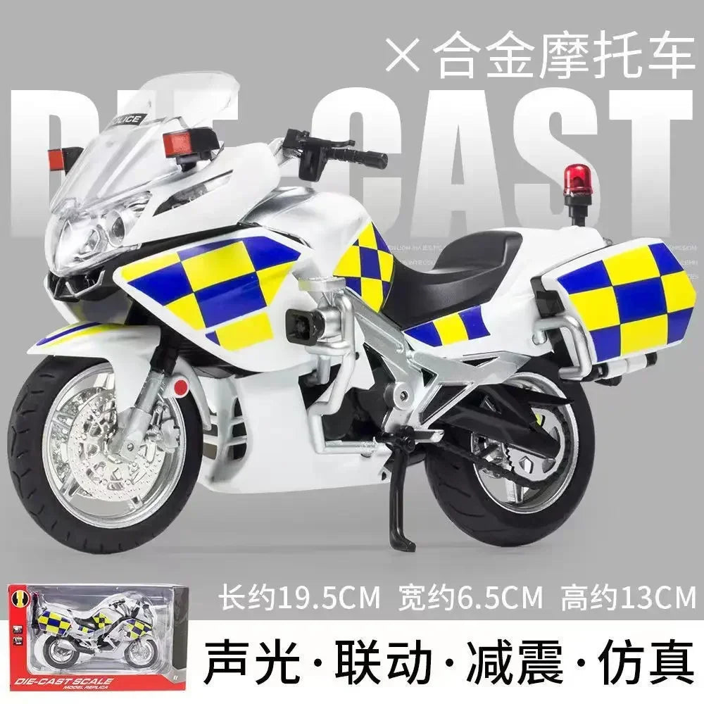 Simulation 1:12 State Guest 650G Motorcycle Model State Guest Guard Alloy Machine Model Boy Audiovisual Toy Gift.