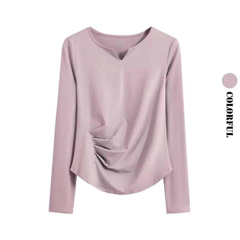 DRUR Autumn Yoga Set 2 Piece Sportswear Outfit Women Long Sleeve Workout Top High Waist Leggings Suit Tennis Sets 2pcs Tracksuit