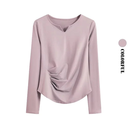 DRUR Autumn Yoga Set 2 Piece Sportswear Outfit Women Long Sleeve Workout Top High Waist Leggings Suit Tennis Sets 2pcs Tracksuit