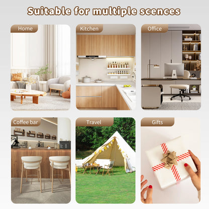 Household Kitchen Portable Mini Handheld SUS304 Mixing Head Electric Food Blender Drink Mixer Coffee Milk Frother With Stand