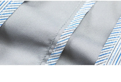 Bamboo Fiber Fabric Men's Casual Pants Summer New Ultra-thin Elastic Soft Straight Business Trousers Classic Black Khaki Gray