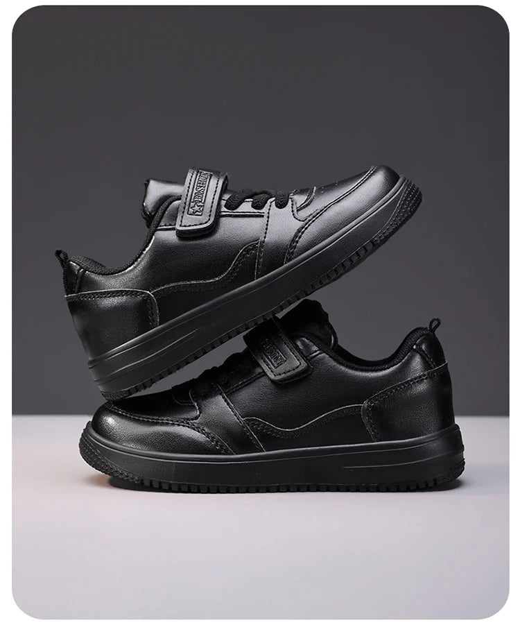 White Kids Sneakers Boys Sports Running Shoes Breathable Mesh Lightweight Comfortable Outdoor Tennis Casual Walking Shoes.