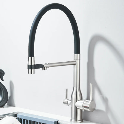 Filtered Kitchen Faucet Purification Tap With Magnetic Sprayer Kitchen Faucet Filtered Water Purification Feature Kitchen Tap