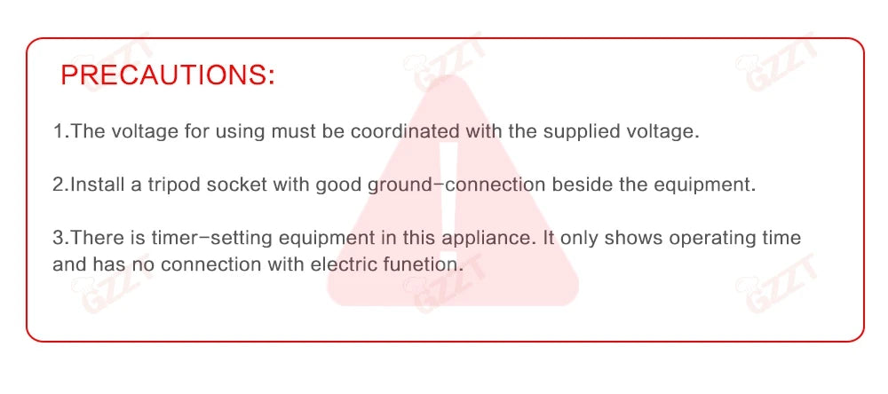 GZZT Commercial Double Head Waffle Maker 4-Piece Non-stick 2000W Adjustable Temperature 50-300℃ High-Efficiency Snack Machine.