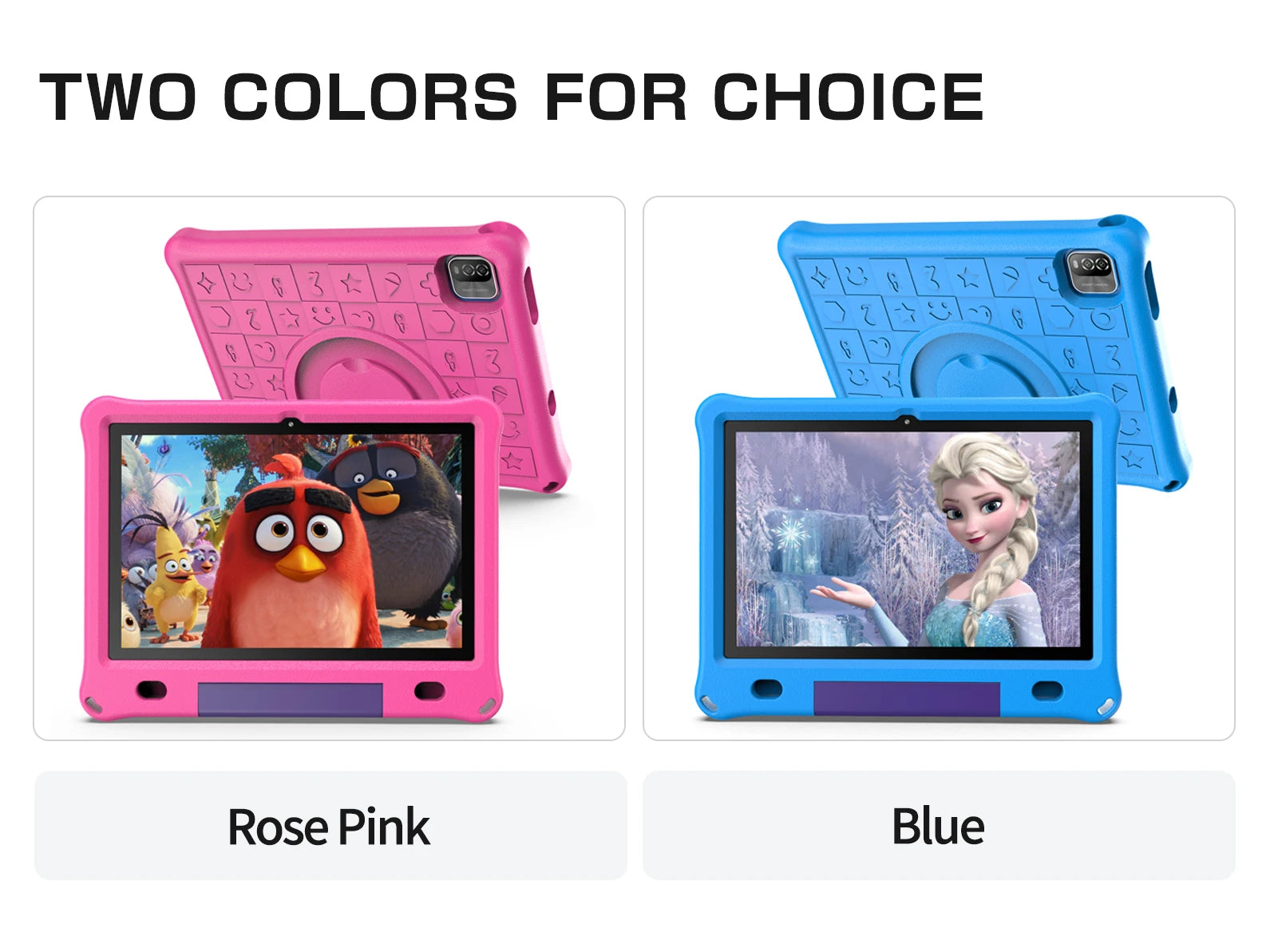 Android Tablet for Kids 10.1 Inch Octa-Core with Case, 64GB 1TB Expandable for Toddler Children, Parental Control, Dual Camera,.