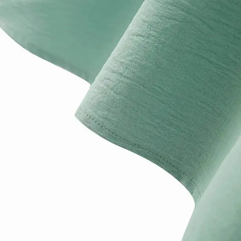 Muslim Women's Long Sleeve Crepe High Split Hem Dress