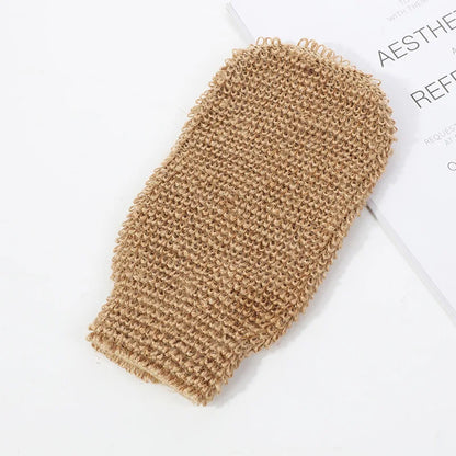 Ramie Jute Badetuch Duschtuch Rücken Körper Peeling Gürtel Duschwäscher für Körperreinigung Badezimmer Duschgurt