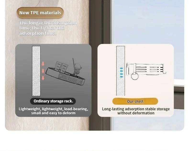 Saugnapf perforationsfreier Raum Aluminium Badezimmer Lagerregal Badezimmer Dreieckskorb Wandaufhänger Badezimmer Eckaufbewahrung