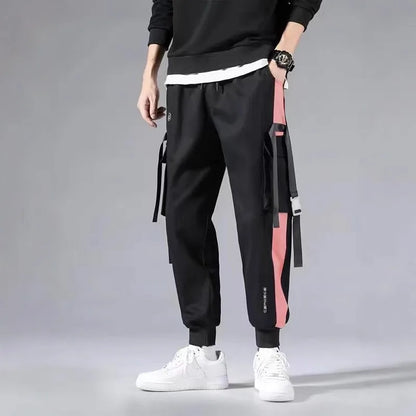 Men's new pants, men's Korean style trendy loose fitting student ins nine point chic casual workwear pants, trendy brand ankle b.