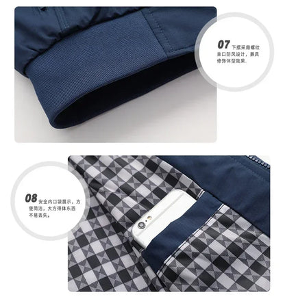 Embroidered LONSDALE Spring and Autumn Casual Solid Color Fashion Slim Fit Bomb Jacket Jacket Baseball Jacket Men's Jacket M-6XL.