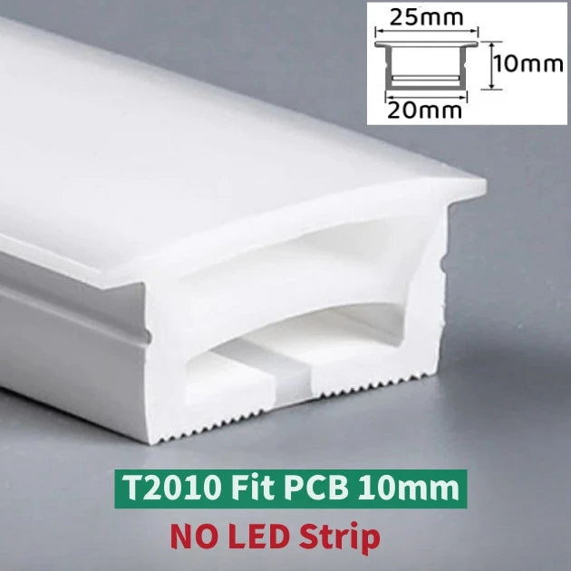 Round Flexible LED Neon Rope Lamp Silicone Tube 180/270/360° Tape Lamp Diffuser For WS2811 WS2815 Outdoor Decor Neon Strip Light