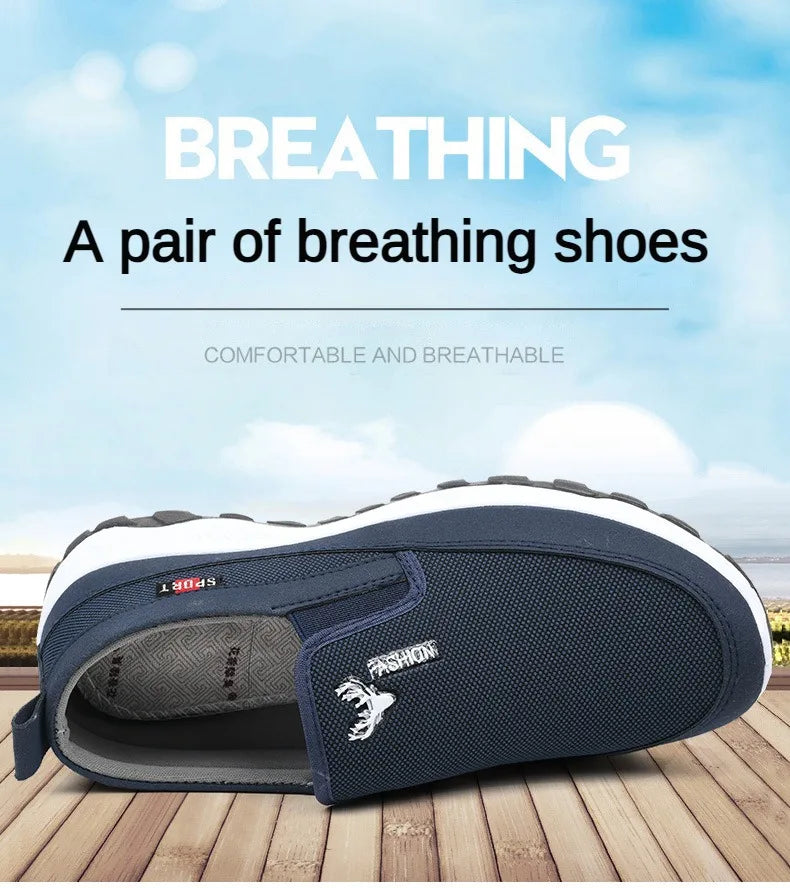 Men's Shoes Casual Sneakers Summer Breathable Mesh Waterproof Outdoor Slip On Flats Affordable Free Shipping Shoes.